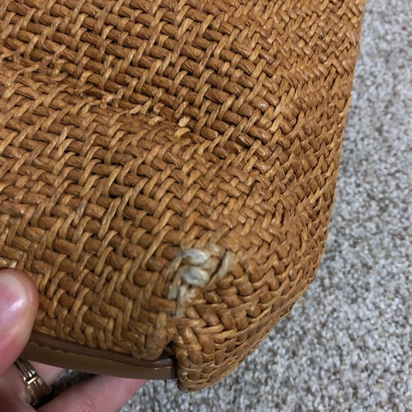 Fossil vintage straw bag - Picture 5 of 7